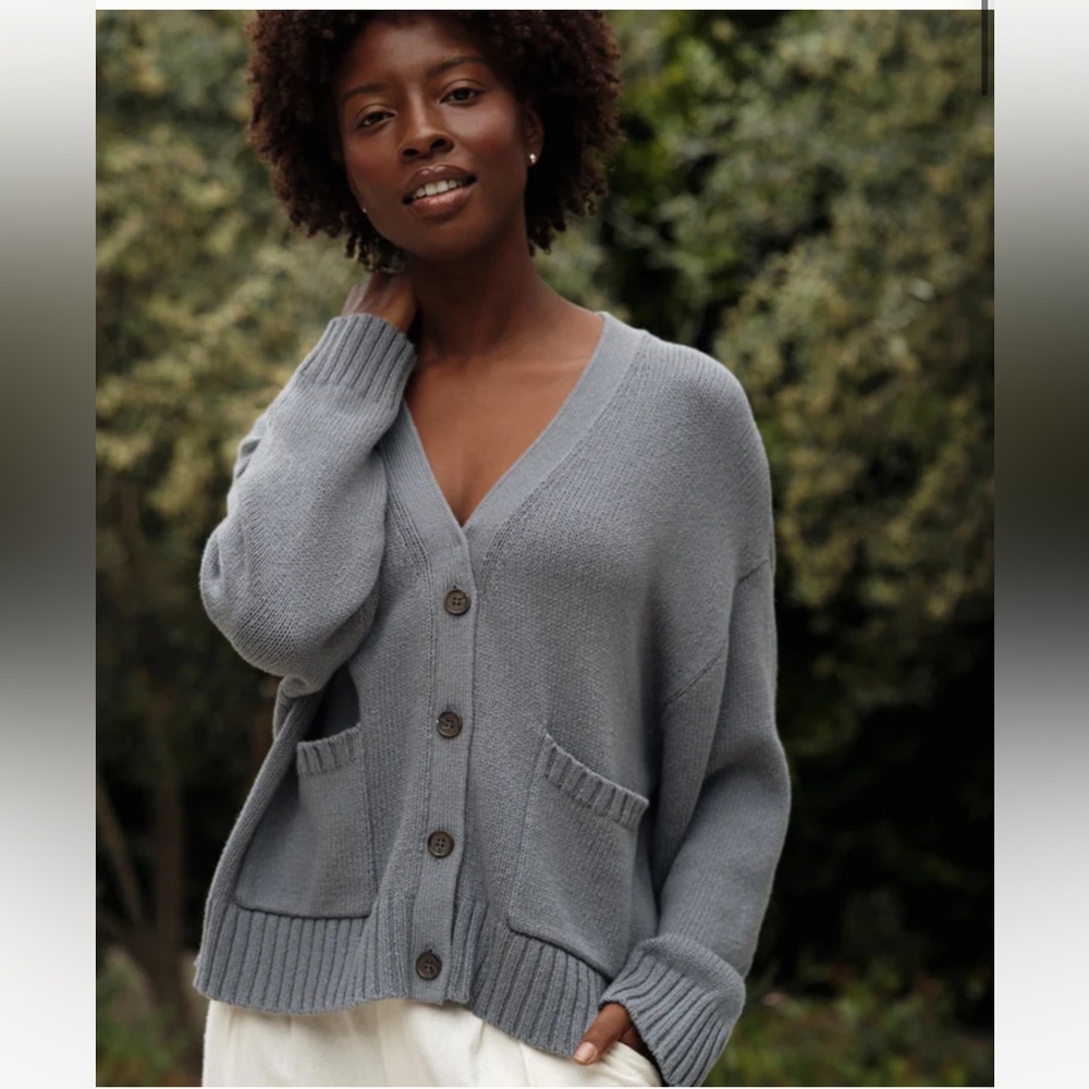 Jenni Kayne Women's light blue Barrett Cardigan